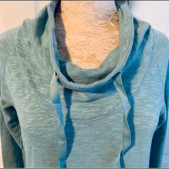 Columbia Cowl Adjustable Neck Fleece Lined Pull Over Tunic Athletic Sweatshirt - Picture 6 of 11